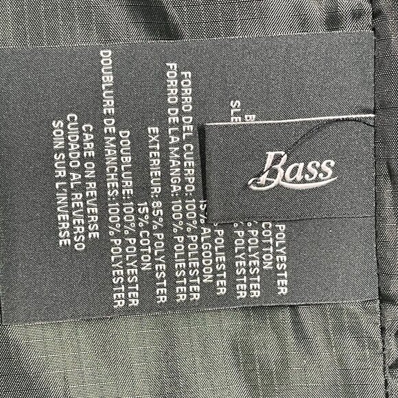 G. H. BASS CO. HARD SERVICE‎ HOODED RAIN JACKET MENS BLACK LARGE - Picture 2 of 10